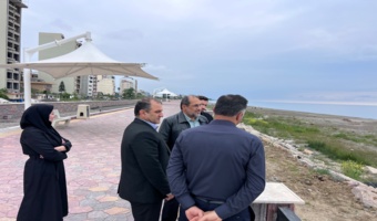 تأکید بر توسعه پایدار و ساماندهی سواحل در بازدید میدانی از ساحل طلایی تنکابن