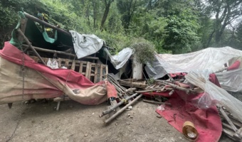 رفع تصرف ۸۰ مترمربع از اراضی ملی روستای چلک با اقدام یگان حفاظت منابع طبیعی