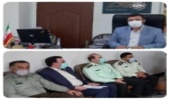 فرمانده یگان حفاظت اداره منابع طبیعی و آبخیزداری استان مازندران نوشهر به اتفاق رئیس اداره منابع طبیعی شهرستان عباس آباد با دادستان شهرستان عباس آباد دیدار کرد