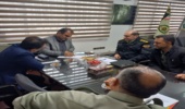 دیدار مدیر کل منابع طبیعی و آبخیزداری استان مازندران نوشهر با فرماندهی یگان حفاظت