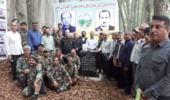 گزارش تصویری اولین یادمان شهدای جنگلبان در کلاردشت