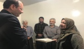 گزارش تصویری/ دیدار دکتر وحید با خانواده جنگلبان شهید مدافع طبیعت؛ اسماعیل کریمی