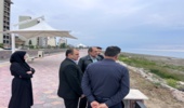 تأکید بر توسعه پایدار و ساماندهی سواحل در بازدید میدانی از ساحل طلایی تنکابن