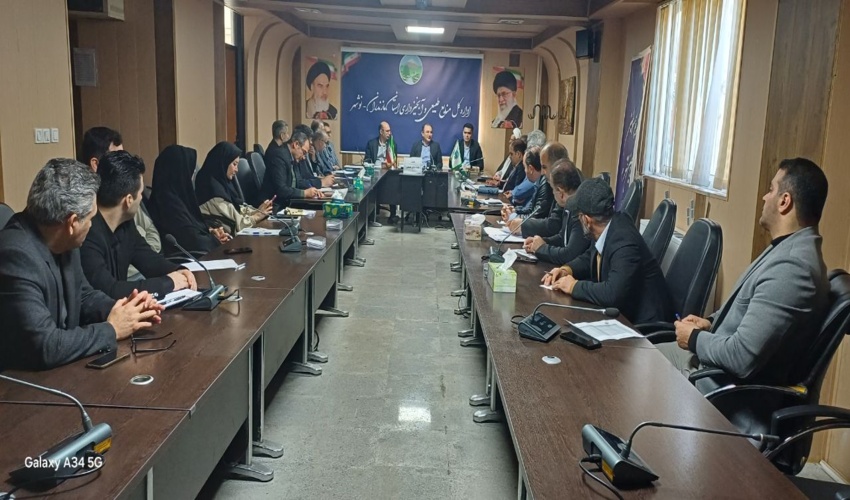 جلسه ستاد استانی هفته منابع طبیعی به ریاست مدیرکل منابع طبیعی مازندران – نوشهر برگزار شد