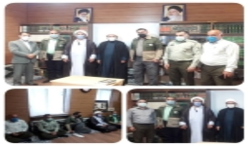 دیدار مسئول حوزه نمایندگی ولی فقیه در اداره کل منابع طبیعی و آبخیزداری استان مازندران نوشهر و هیئت همراه با امام جمعه محترم شهرستان رامسر