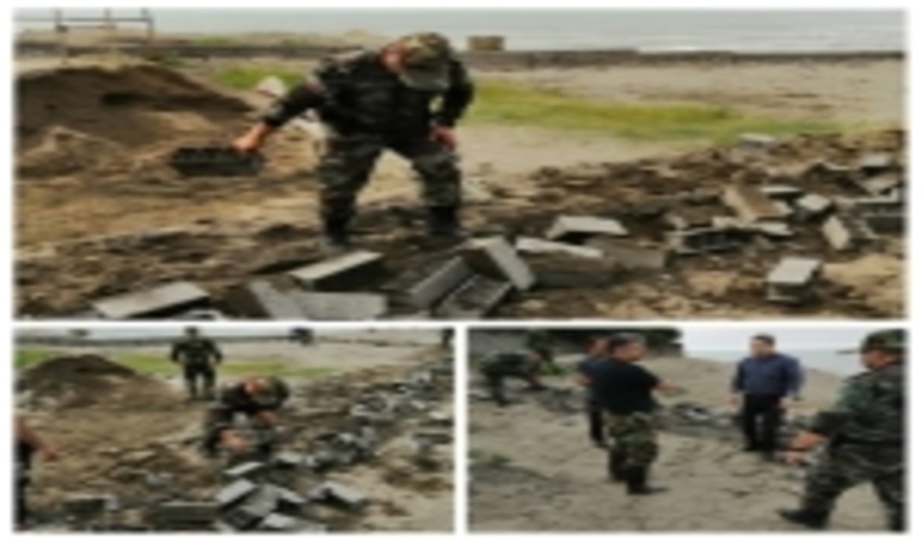 خلع ید و رفع تصرف ۳۰۰ مترمربع از اراضی ساحلی در منطقه کلارآباد