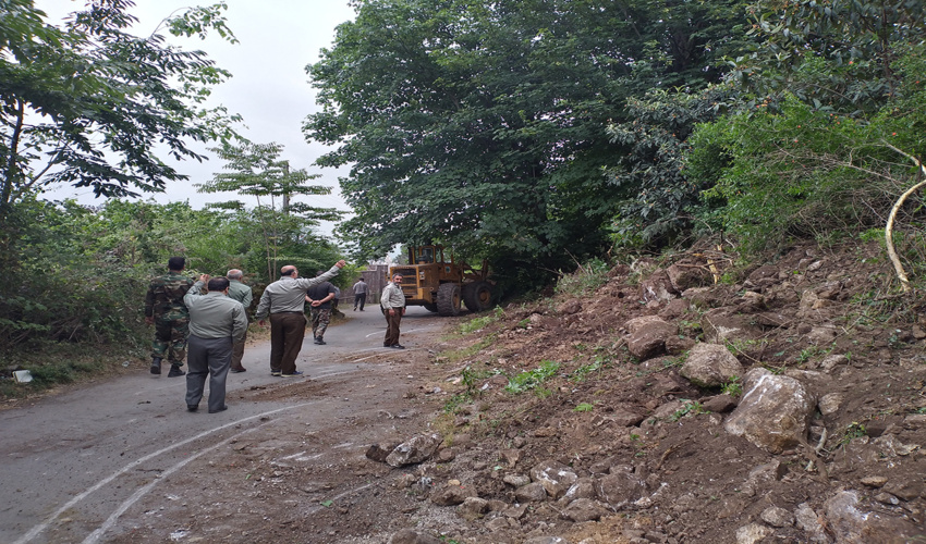 ١٣هزار مترمربع اراضی ملی در نوشهر خلع ید شد