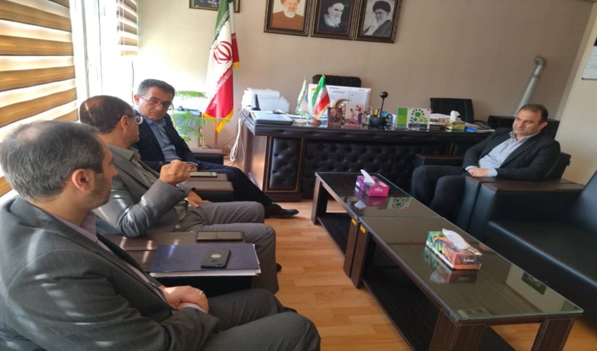 دیدار مدیرکل بنیاد شهید و امور ایثارگران مازندران با سرپرست اداره کل منابع طبیعی و آبخیزداری استان مازندران نوشهر