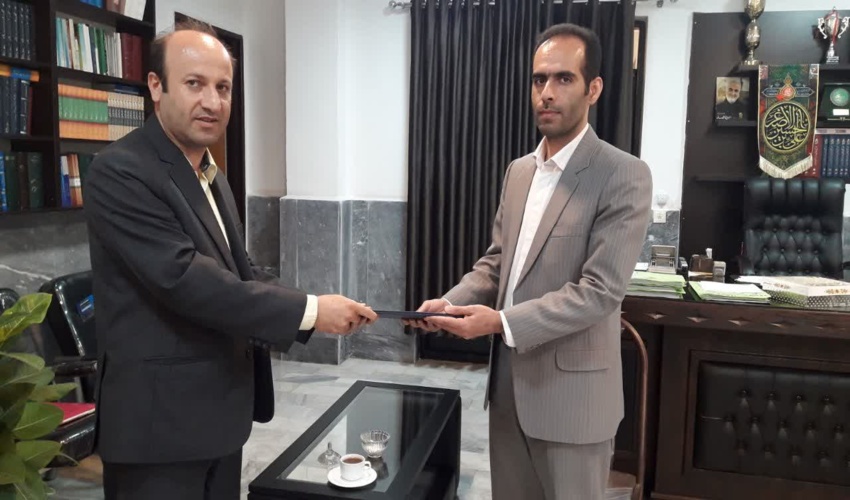 دیدار رئیس و جمعی از کارکنان اداره منابع طبیعی و آبخیزداری شهرستان رامسر با رئیس دادگستری و دادستان  شهرستان رامسر 