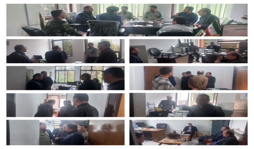 دیدار مدیر کل منابع طبیعی وآبخیزداری استان نوشهر با کارکنان منابع طبیعی شهرستان چالوس