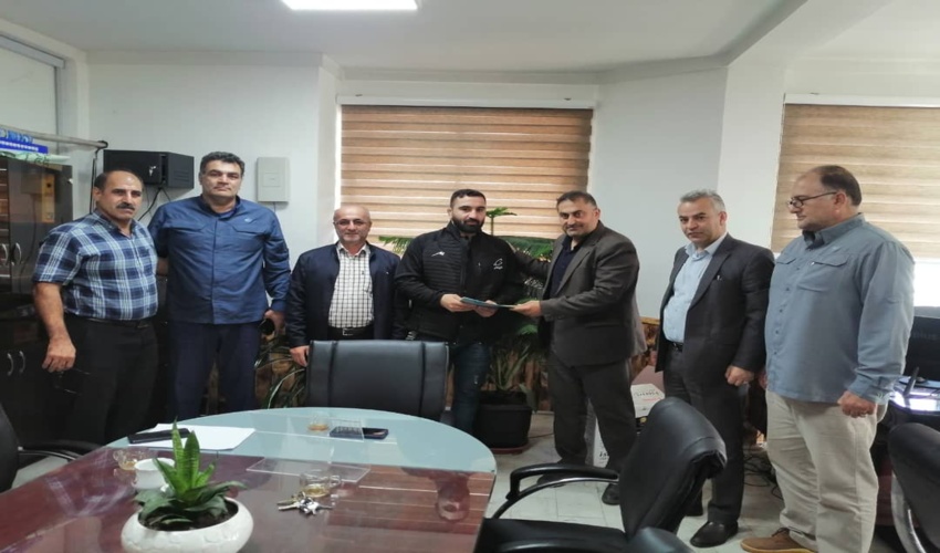 تقدیر رییس اداره منابع طبیعی و آبخیرداری شهرستان تنکابن از قهرمان کشتی آسیا و جهان