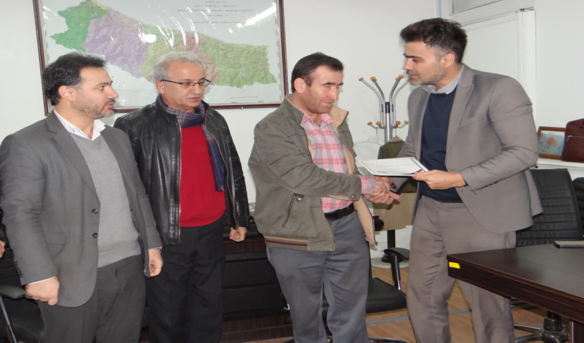 ابلاغ انتصاب سرپرست معاون اداره ممیزی و حدنگاری اداره کل منابع طبیعی و آبخیزداری استان مازندران نوشهر