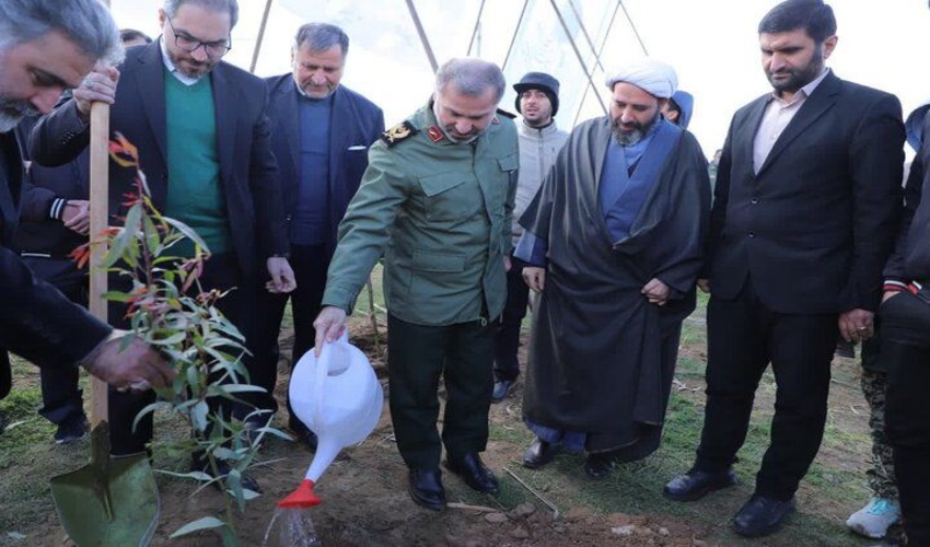 فرمانده سپاه کربلا:  ۱.۵ میلیون اصله درخت در مازندران کاشته می شود