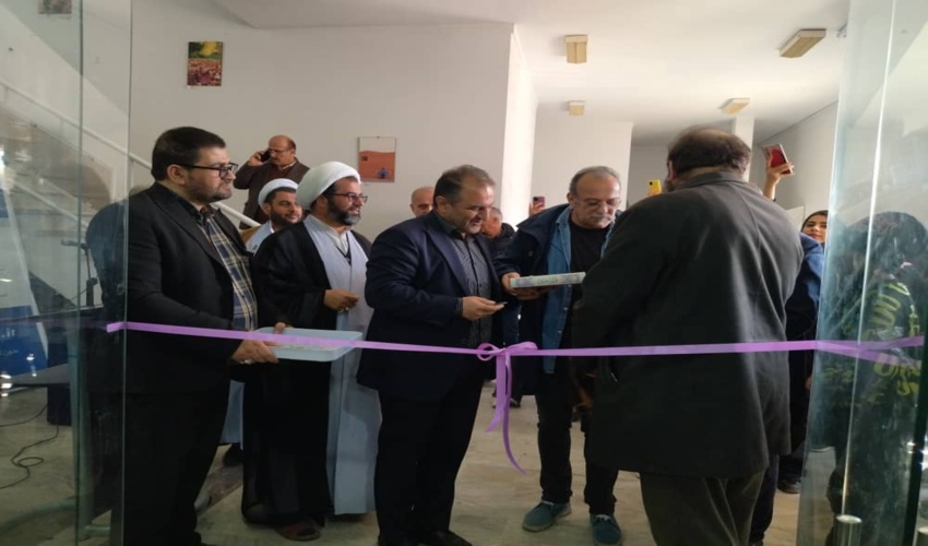 افتتاح نمایشگاه نقاشی  بوم سبز۲ به مناسبت هفته منابع طبیعی در نوشهر