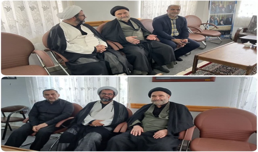 مسئول حوزه نمایندگی ولی فقیه اداره کل منابع طبیعی و آبخیزداری استان مازندران نوشهر و هئیت همراه با امام جمعه  شهرستان نوشهر دیدار کرد