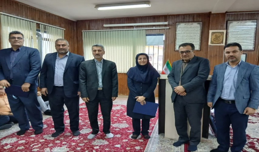 انتصاب یک بانوی منابع طبیعی  به سمت معاونت اداره منابع طبیعی شهرستان