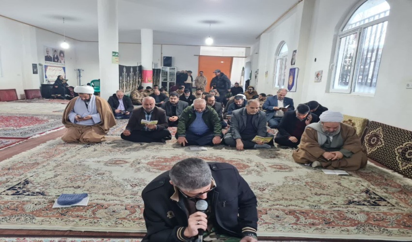  برگزاری مراسم روح بخش زیارت عاشورا با حضور امام جمعه محترم شهرستان کلاردشت و مسئولین اداره کل منابع طبیعی و منابع طبیعی و آبخیزداری شهرستان کلاردشت 