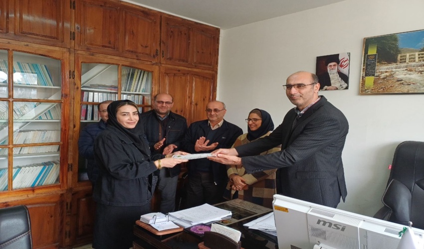 معاون اداره کنترل سیلاب و آبخیزداری معارفه شد