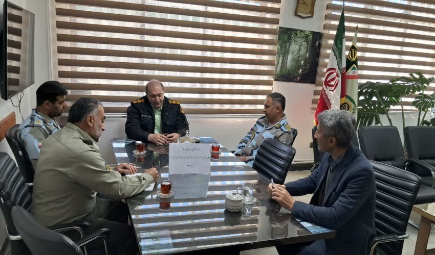 نشست تعاملی یگان حفاظت اداره کل منابع طبیعی و آبخیزداری مازندران–نوشهر با دریابانی غرب استان